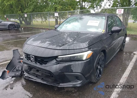 2023 Honda Civic Sport из США, поврежденный, VIN 19XFL2H85PE006532